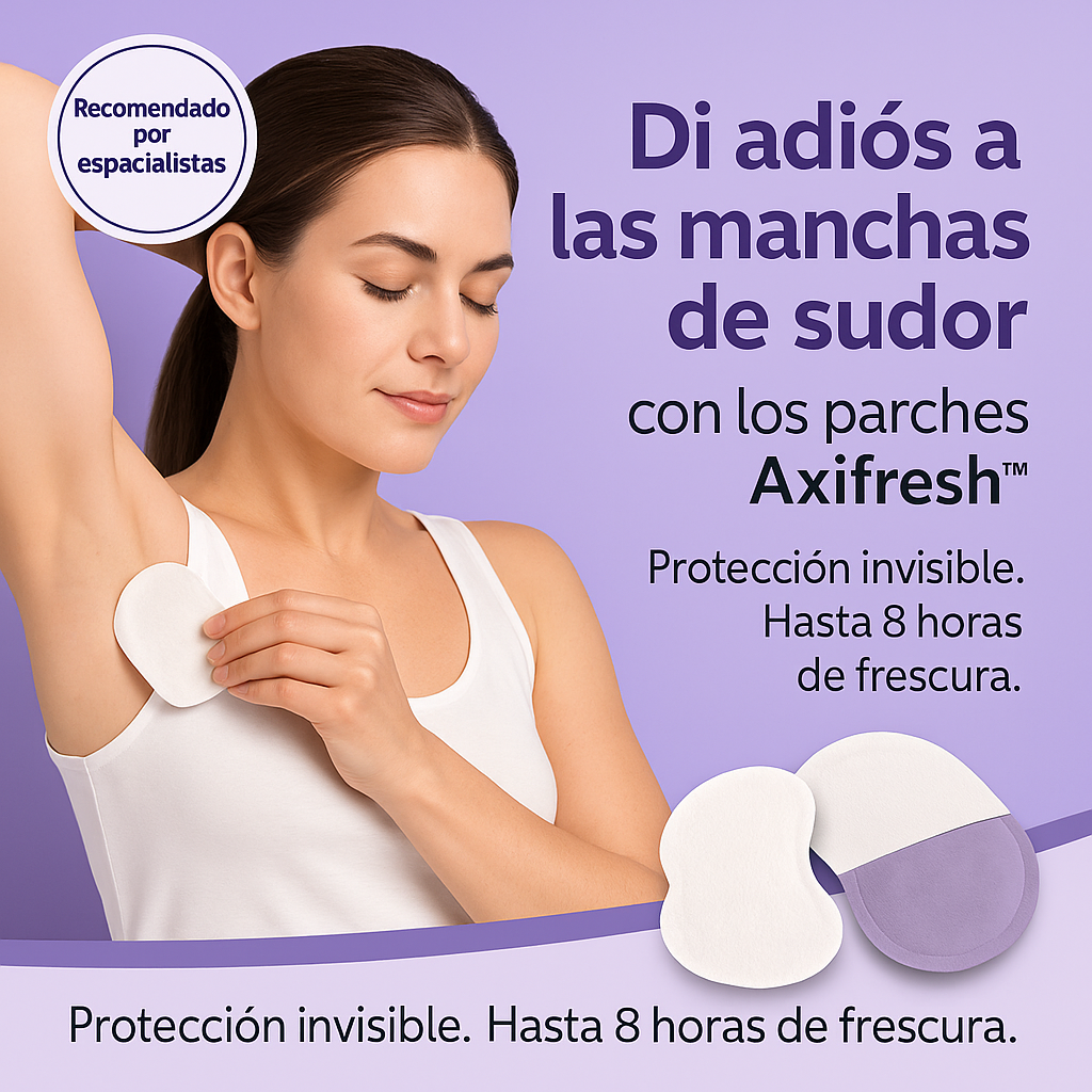 Axifresh™ - Tu defensa diaria contra el sudor.