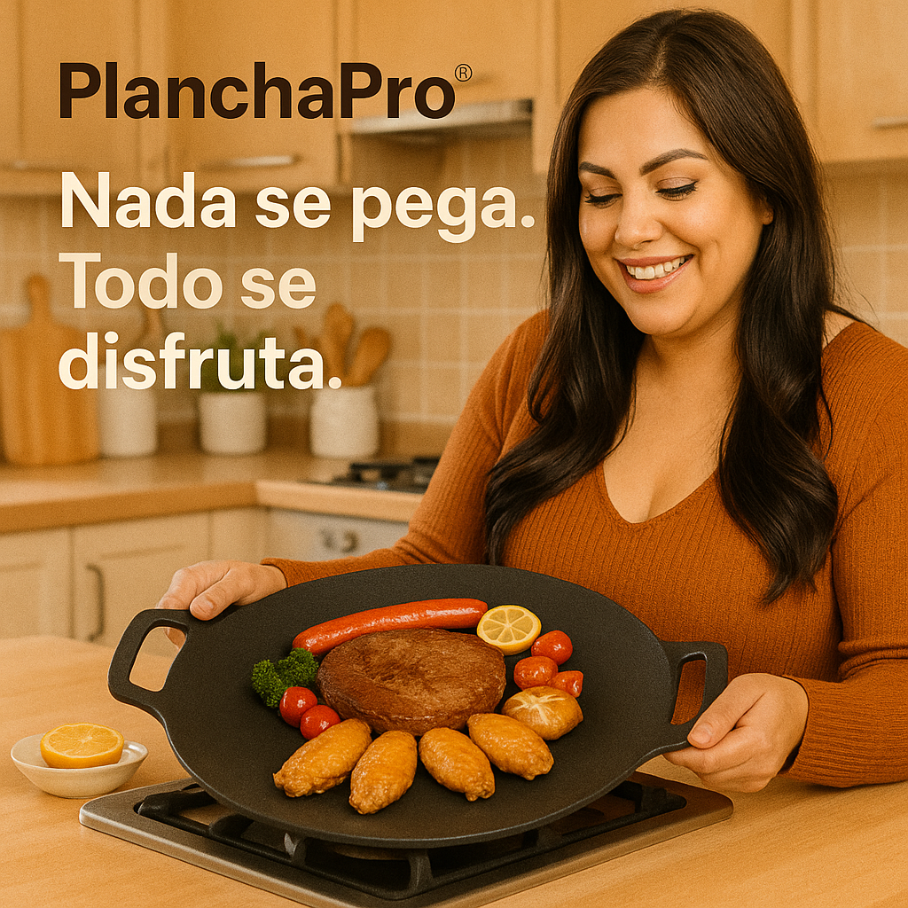 PlanchaPro® - Cocina sin esfuerzo. Sabor sin fallas.