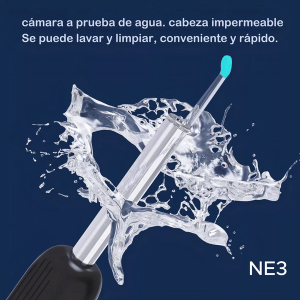 Limpiador Oidos Luz Camara HD NE3